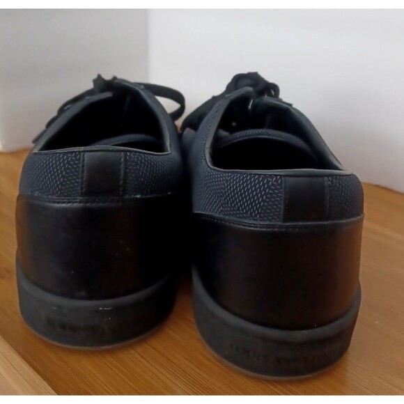Louis Vuitton Offshore Damier Graphite Check Black Sneakers 8.5 LV or 9.5 US - Picture 7 of 16